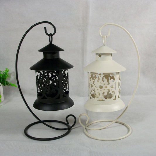 Iron Candle Holder Retro Wedding Home Creative